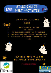 Stage vacances 20  octobre 