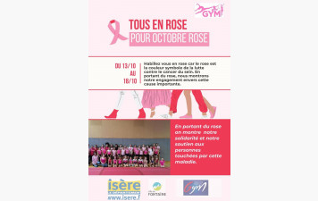l'ASF GYM soutient OCTOBRE ROSE