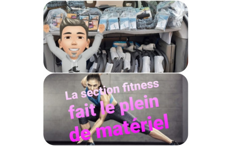 Le nouveau matériel fitness est arrivé 